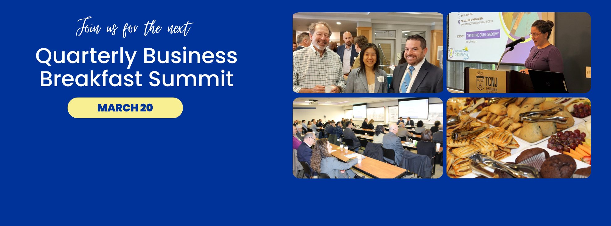 March 20th Quarterly Business Breakfast Summit 